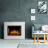 Портал Firelight Quadro 25 песчаник античный белый/белая эмаль
