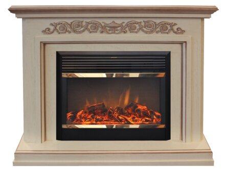 Камин Real Flame Leticia 26 WT  с MoonBlaze Lux BL S