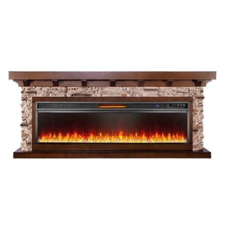 Chalet 60 - Темный дуб с очагом Vision 60 LED