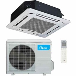 Midea MCA3-18HRN1-Q1/MOBA30U-18HN1-Q/-40 (панель T-MBQ-03D1) кондиционер кассетный