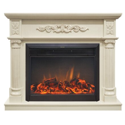 Камин Real Flame Silvia 26 WT с Moonblaze Lux BL S