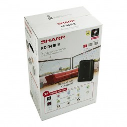 Sharp КС-D41RB черный очиститель-увлажнитель воздуха
