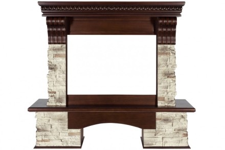 Aberdeen - Темный дуб с очагом Vision 26 EF LED 3D FX