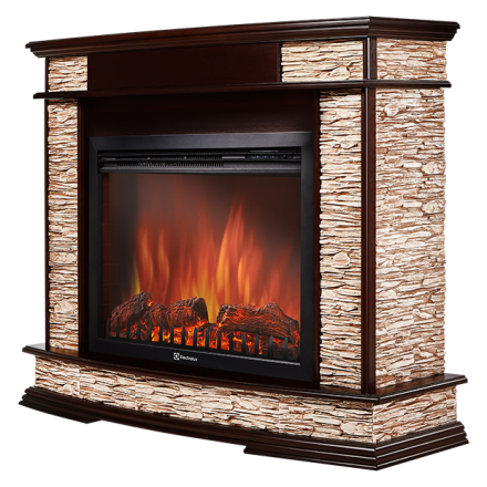 Портал Firelight Scala 25 сланец скалистый бурый, тёмный дуб