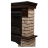 Портал Firelight Forte Wood 25 камень коричневый, шпон темный дуб
