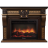 Портал Firelight Vittoriano 30 тёмный дуб с золотой патиной