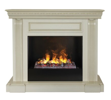 Камин Real Flame Bogema 26 WT 3D Cassette 630 + Black вставка