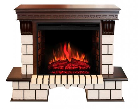 Камин Real Flame Stone New 26 AO с Helios 26 3D