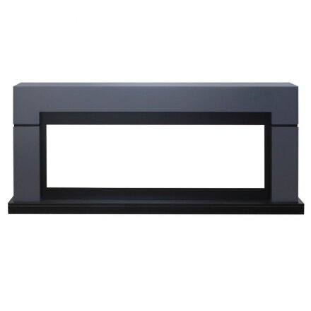 Lindos Graphite Grey (линейный) портал для электрокамина