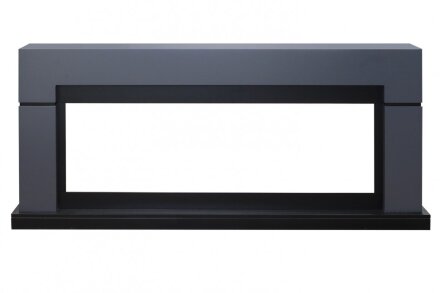 Lindos Graphite Grey (линейный) с очагом Vision 60 LOG LED