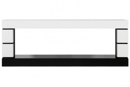 Modern - Белый с черным с очагом Vision 60 LED