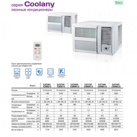 Gree GJC09AA-E3NMNC1A - оконный кондиционер