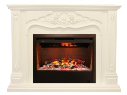 Камин Real Flame Victoria 26 WT с Helios 26 3D