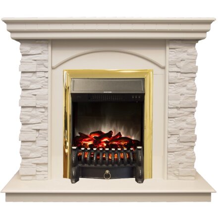 Камин Real Flame Elford WT с Fobos Lux BR S