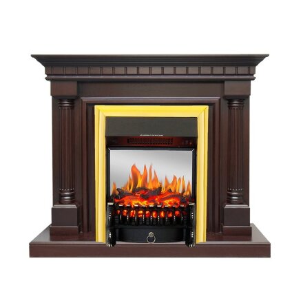 Dallas - Темный дуб с очагом Fobos FX M Brass