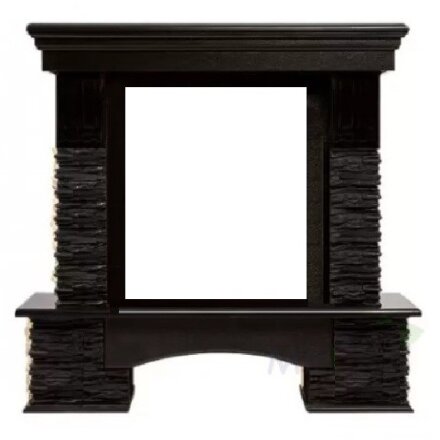 Портал Firelight Pietra Nuovo Classic сланец чёрный, шпон венге
