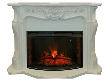 Камин Real Flame Ellada 33 WT с FireSpace 33 SIR