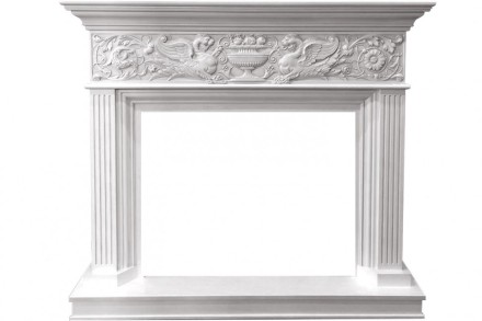 Palace - Белый с серебром с очагом Symphony 30&#039;&#039; DF3020-INT