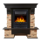 Портал Firelight Pietra Classic сланец натуральный, шпон темный дуб