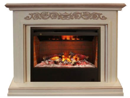 Камин Real Flame Leticia 26 WT с Helios 26 3D