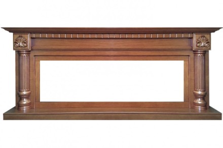 Edinburg 60 - Орех с очагом Vision 60 LED