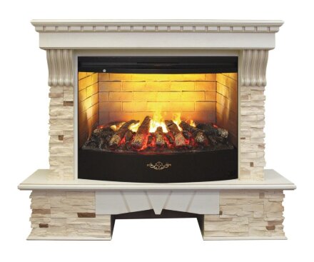 Камин Real Flame Sorento 33 WT c FireStar 33 3D