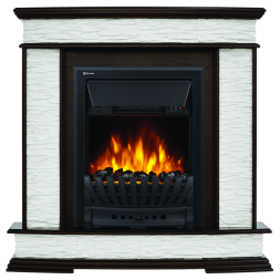 Портал Firelight Scala Classic сланец скалистый белый, темный дуб