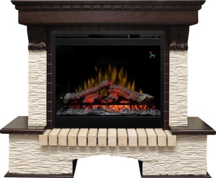 Pierre Luxe - Темный дуб / Сланец мелкий с очагом Symphony 26&#039;&#039; DF2624-L