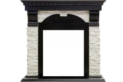 Каминокомплект Royal Flame Dublin - Венге / Сланец белый с очагом Majestic FX Black