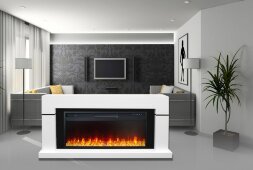 Портал Royal Flame Lindos Graphite Grey (Ширина 1520мм)