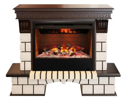 Камин Real Flame Stone New 26 AO с Helios 26 3D