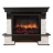 Портал Firelight Pietra 30S сланец белый, шпон темный дуб
