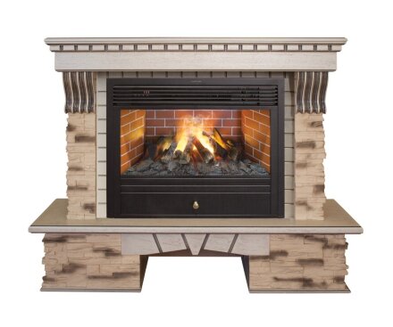Камин Real Flame Sorento WT с Novara 26 3D