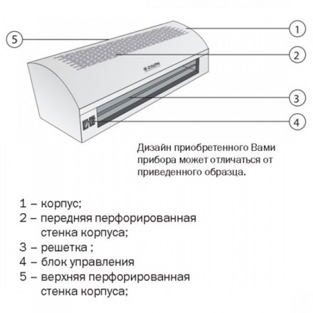 Тепловая завеса Zilon ZVV-0.6E3M 