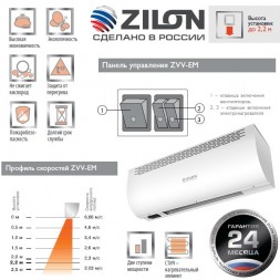 Zilon ZVV-0.8E5M тепловая завеса
