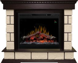 Каминокомплект Dimplex Shateau Темный дуб / Шампань с очагом Symphony 26'' DF2624-L