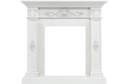 Derby - Белый дуб с очагом Majestic FX Black