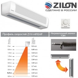 Zilon ZVV-1.5E18HP тепловая завеса