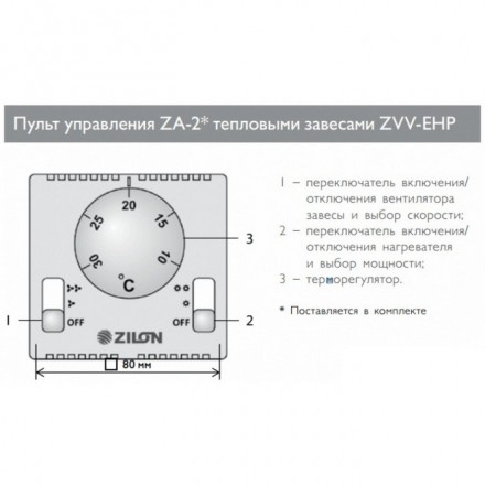 Тепловая завеса Zilon ZVV-2E36HP 