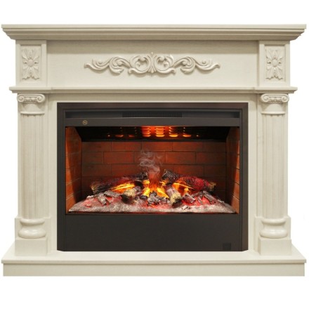 Камин Real Flame Silvia 26 WT с Helios 26 3D