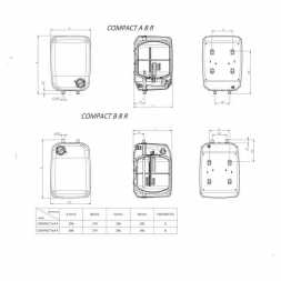Metalac COMPACT B 8 R водонагреватель