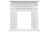 Venice - Фактурный белый с очагом Fobos FX Black