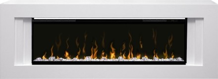Line - Белый с очагом Ignite XLF50