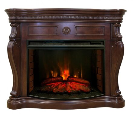 Камин Real Flame Bogema 26 WT 3D Cassette 630 + Black вставка