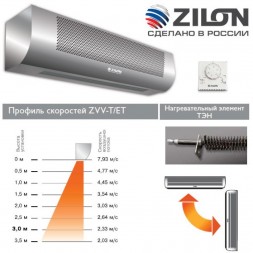 Zilon ZVV-1.5E9T 2.0 тепловая завеса