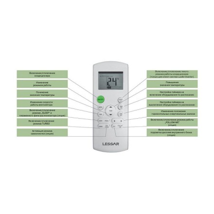 Сплит-система Lessar LS-HE12KNA2AD/LU-HE12KNA2AD (комплект)