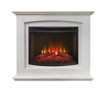 Камин Real Flame CANADA 25,5 WT c Evrika 25,5 С LED подсветкой
